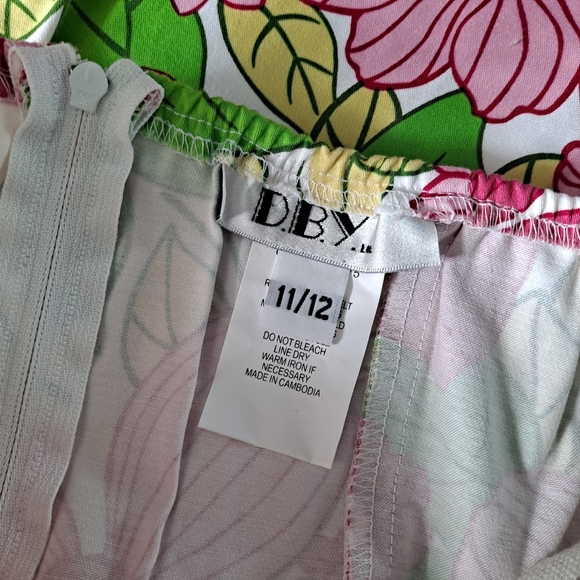 D.B.Y Vintage Pink Floral Dress - Picture 6 of 7